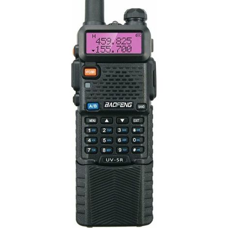 Talkie-walkie UV-5R 8W avec batterie 3800 mAh, radio FM, émetteur-récepteur radio double bande haute puissance 128 canaux (lot de 2) h-AquaForge (1/5)
