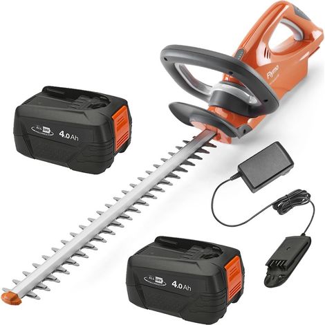 Flymo 18V EasiCut 450 Cordless Hedge Trimmer Cutter 45cm Bosch 2 x 4.0Ah Battery (1/5)