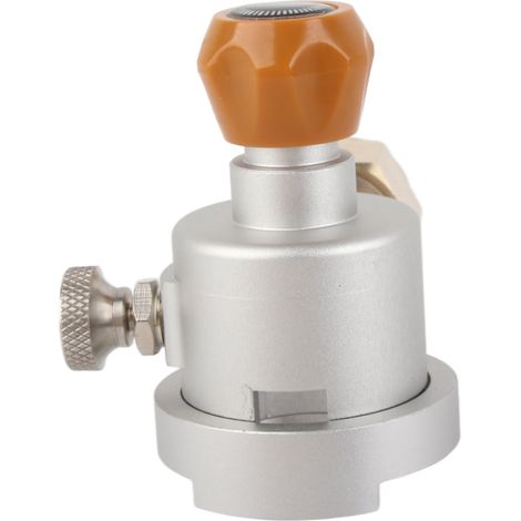 Adaptateur de remplissage CO2 pour machine à soda DUO for Terra for Art CGA320, cylindre de CO2, adaptateur mâle argenté