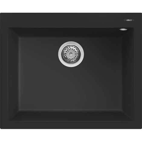 Lavello QUADRA 110 61x50 1 vasca BLACK 86 (1/3)