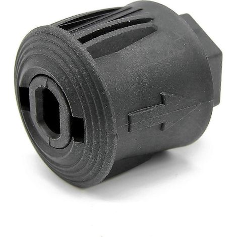 Adaptateur de lance de nettoyeur haute pression Karcher Fit Click femelle à raccord rapide vers filetage femelle M22 (22 mm, 14 mm intérieur)