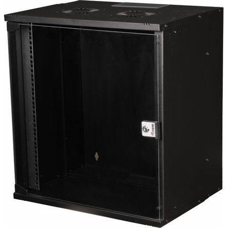 Equip Eco Mount 19' Schrank, 12HE, 540X400mm, RAL9005 Schwarz