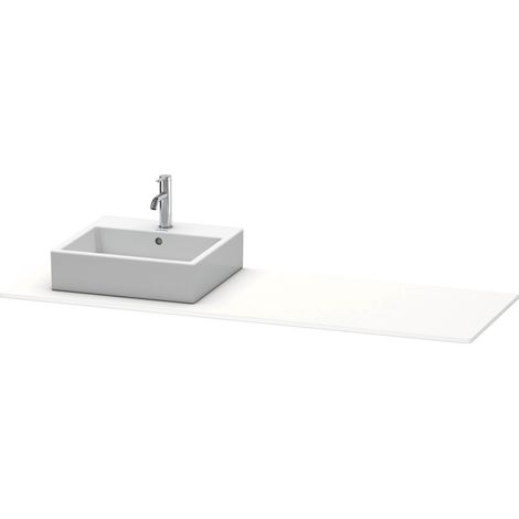 Console XSQUARE 16x1600x550mm con luci LED bianche super opaco