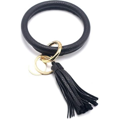 Schlüsselanhänger-Armband (schwarz)