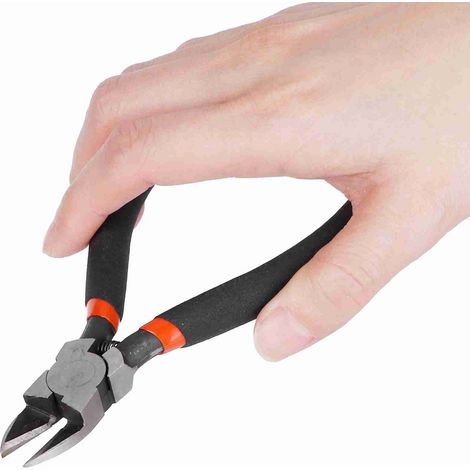 Mini alicates de corte lateral – acero cromo-vanadio, 12,7 cm – mangos antideslizantes con resorte de retorno – 104–150 g (1/5)