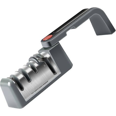 Affûteur Professionnel Pliable de Cuisine, Outil Multifonctionnel de Meulage pour Couteaux, Aiguiseur Domestique Compact (1/5)