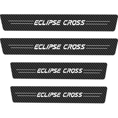 (4 pièces Eclipse Cross) 4 autocollants de protection de seuil de porte en fibre de carbone pour Mitsubishi Eclipse Cross (1/3)