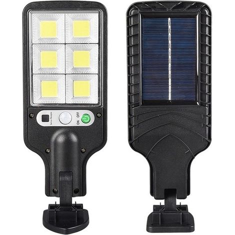 Nouveau lampadaire solaire d'extérieur étanche à induction, lampe de jardin avec support rotatif, applique murale, nouveau lampadaire solaire de campagne 616B 72COB (1/5)
