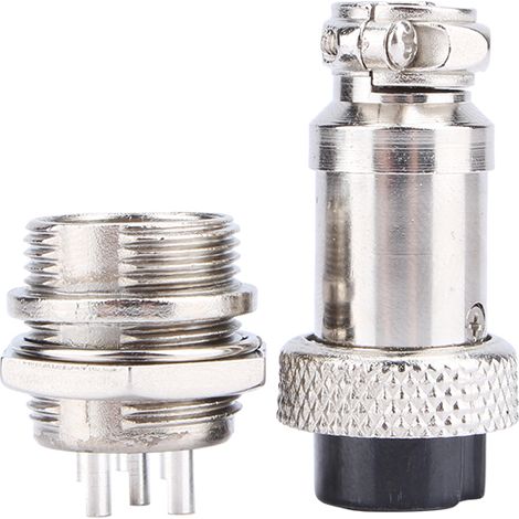 Eosnow 1set GX16 3Pins Schraube Typ Elektrische Luftfahrt Steckdose Stecker Neue (1/5)