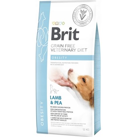 Brit GF Veterinary Diet Dog Obesity, Trockenfutter für übergewichtige Hunde 1 Stück. (1/3)