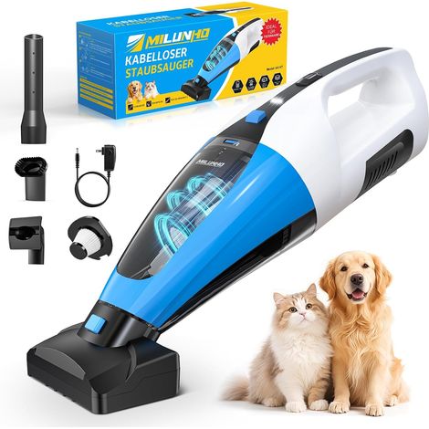 Aspirateur à main sans fil pour poils d'animaux avec double moteur (1/5)