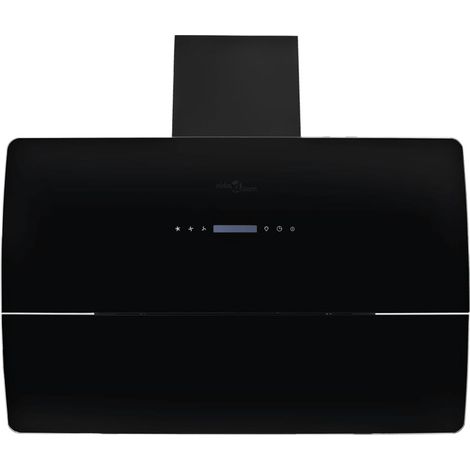 FIMEI Hotte murale Acier inoxydable 756 m³ / h 90 cm Noir (1/5)