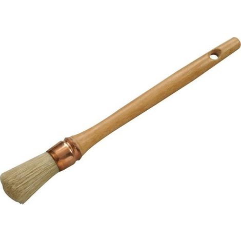 Cepillo profesional de pulgar con cerdas puras, mango de madera barnizada, N°3-0