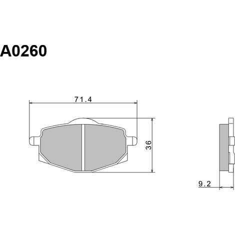 Pastillas de freno semimetálicas premium NISSIN 2024/10 KH101 (ECE R90) (fabricadas en Japón) (2P-229NS) (1/5)