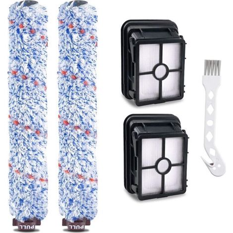 Accessoires pour aspirateur 3-en-1 Bissell Crosswave : brosse rotative de rechange, filtre de rechange compatible avec les séries Bissell 17132 et 2225N