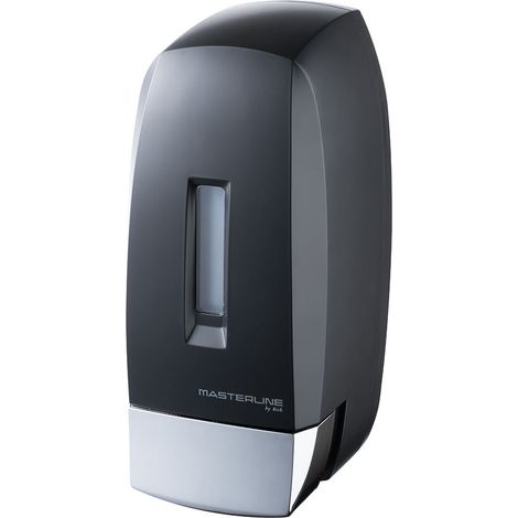 Wandmontierter Flüssigseifenspender, Schwarz, 500 ml (1/2)