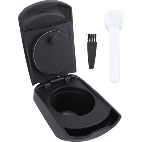 Adaptateur de capsules réutilisables PP SUS, convertisseur de café rechargeable avec accessoire de fabrication de coque intégré pour la maison, le bureau et le café (1/5)