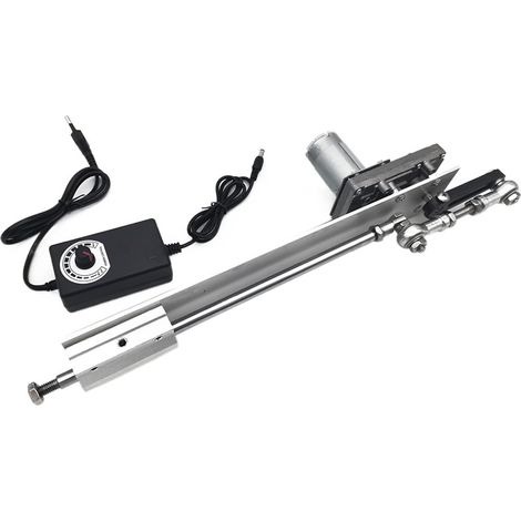 Actionneur linéaire à Cycle alternatif DC 24V engrenage télescopique réglable moteur bricolage moteur avec contrôleur de vitesse course 3-15CM(DC24V,120RPM) (1/5)