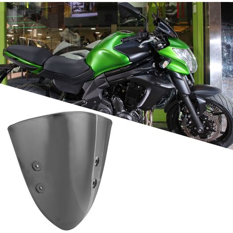 Parabrise Moto Kawasaki ER-6N ER6N 2012-2014, Saute-Vent Noir, Écran Protecteur