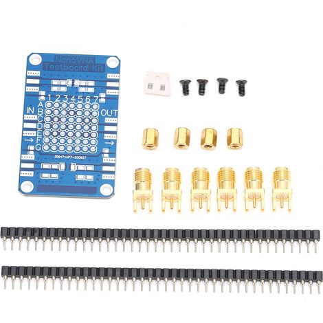 Kit de test CMS, adaptateur PCB, analyseur de réseau vectoriel, carte de démonstration