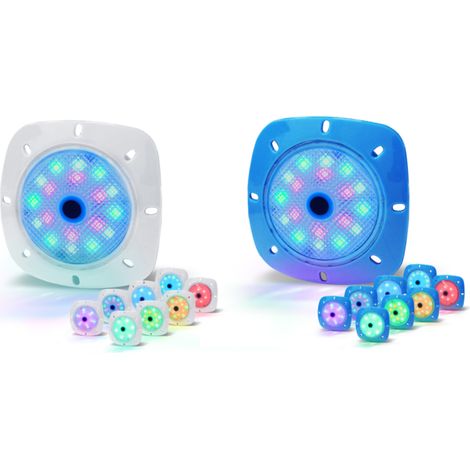 LED Magnet Scheinwerfer NO(T)MAD Weiß, blau