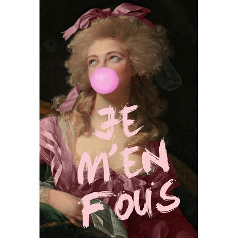 Tableau sur toile portrait renaissance selfie 80x120 cm - Impression sur Toile Murale Décorative - Image imprimée en HD sur Toile - Toile sur Châssis en Bois FSC - Fabriqué en France