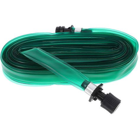 Tuyau d'arrosage plat poreux, tuyau d'arrosage de rechange, tuyau plat pour irrigation extérieure, tuyau d'arrosage extérieur (1/5)