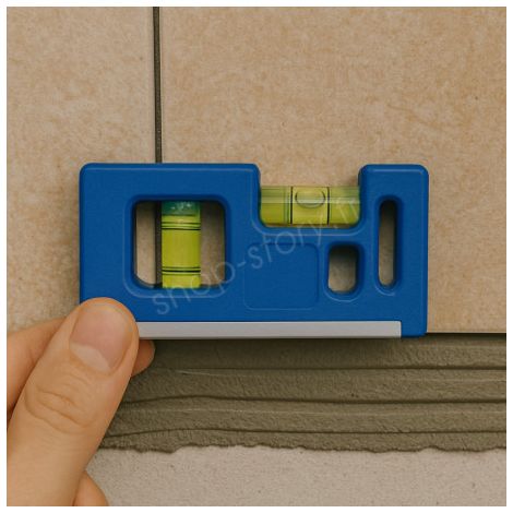 Niveau à bulle magnétique 10 cm – Format poche horizontal et vertical – Base métallique aimantée – Plastique ABS haute résistance – Shop-Story (1/5)