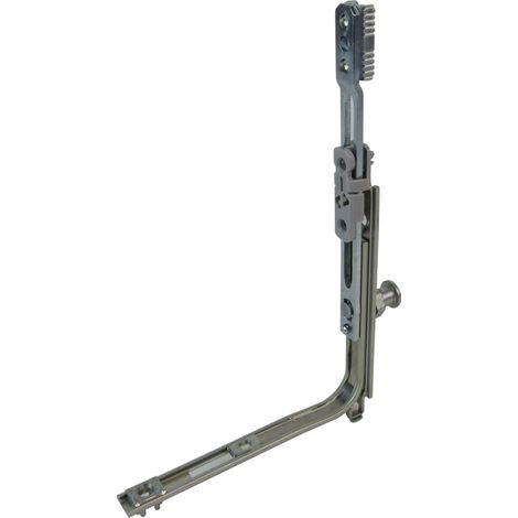 Renvoi d'angle oscillo-battant spécial seuil – Type de verrouillage 1 galet V rallongé – Finition Roto Sil – Pour seuils bas de porte