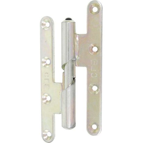 Paumelle à hélices acier pour menuiserie bois 140 x 70 mm droite - TORBEL INDUSTRIE