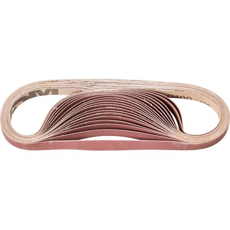 PFERD TOOLS Korund Schleifband BA 12x520mm A400 für universelle Anwendung mit Bandschleifer 100 Stk