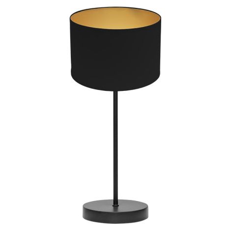 Lampada da tavolo Anuska 1xe14 nero/nero-oro 46x16x16x16 cm (1/2)