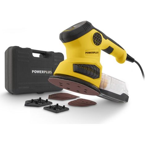Powerplus multischuurmachine POWX0485 - 260 W - 3-in-1: rechthoek, rond, delta - 12 schuurbladen, stofopvangzak, opbergkoffer (1/5)