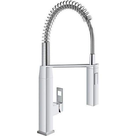 Grohe Eurocube - Grifo monomando de fregadero, cromo 31395000