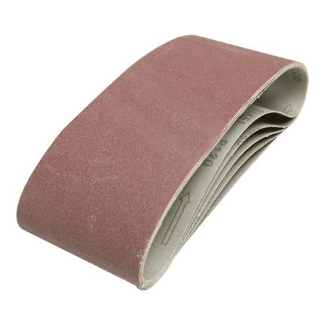 Nastri abrasivi 100 x 610mm  per levigatrici a nastro in ossido di alluminio silverline-Grana 40