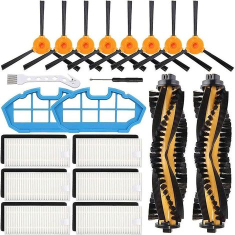 Brosses principales Brosses latérales Filtres pour Ecovacs Deebot N79 N79s Robotic (1/3)