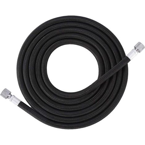 Tuyau tressé EVA 1,8 m avec adaptateurs 1/8″–1/4″ – Raccords pour pistolet et compresseur d’air (1/5)