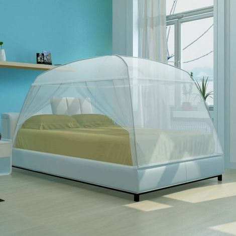 VURAHOME - Ensemble de lit moustiquaire deux portes 200 x 180 x 150 cm (1/5)