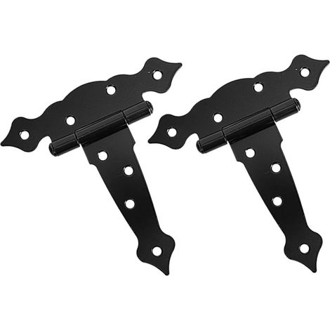 2 pièces Charnières Lourdes Noires T (1/5)