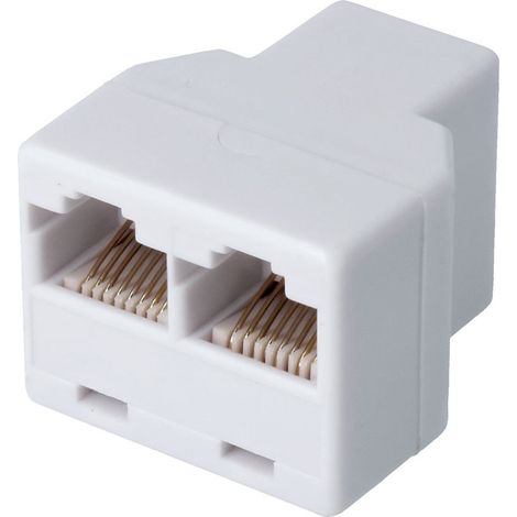 Adaptador Rj45 Triple Hembra Con079