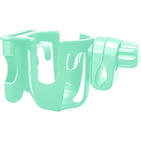 Porte-bouteille/support de téléphone universel pour vélo, kayak, poussette, chariot de courses - Noir et vert - 18,5 cm x 10 cm x 8,5 cm - Vert (1/5)