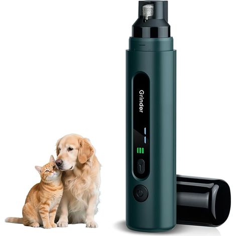 Nail File for Dogs, Electric Nail Clippers for Dogs and Cats with LED, 5 Speed Pet Nail Sander, Electric Dog File Low Vibration for All Sizes (1/5)