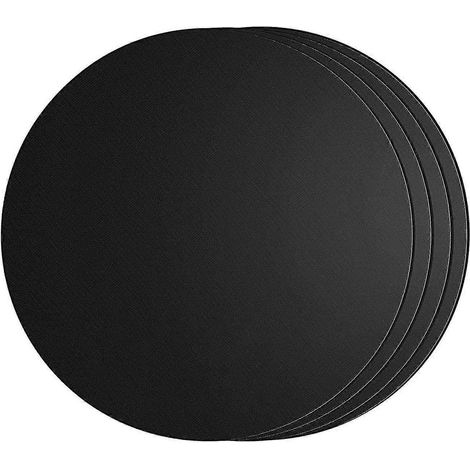 Lot de 4 tapis de cuisson ronds de 40 cm en téflon antiadhésif, pour barbecue à gaz ou électrique. Convient également pour la cuisson au charbon de bois. (1/4)