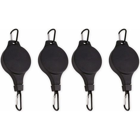Lot de 4 crochets pour suspensions de plantes en métal, supports extensibles pour jardinières et paniers fleuris