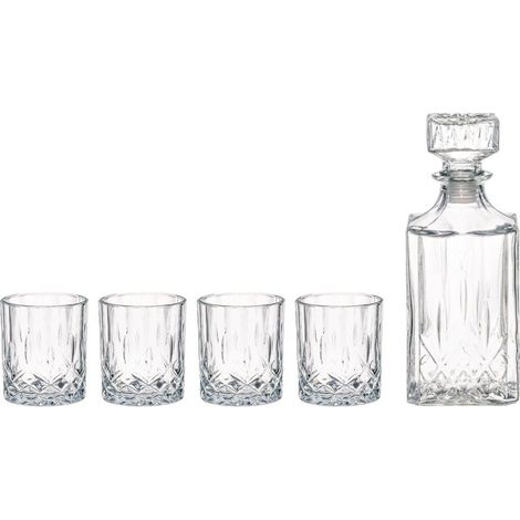 Whisky-Set, 5-teilig – Elegante Karaffe und Glas, 4 Living Kollektion (1/5)
