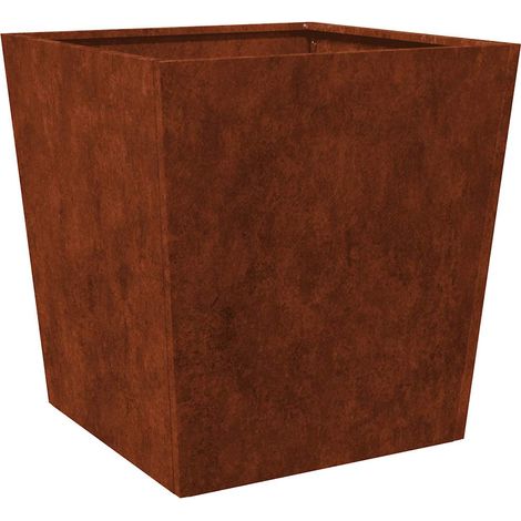 Garden Planter 50x50x50 cm Weathering Steel vidaXL