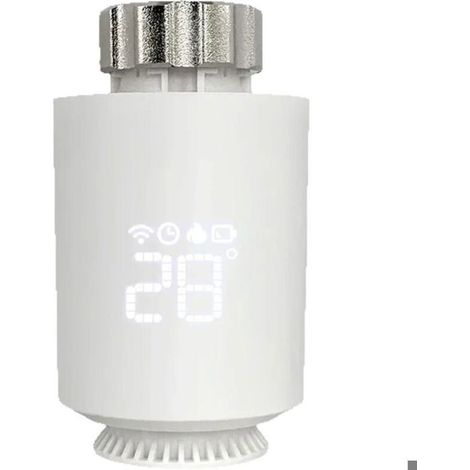 Vanne thermostatique de radiateur Zigbee – Compatible Smart Home – Contrôle par application (1/4)