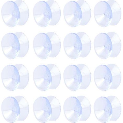 20 ventouses double face pour plateaux de table en verre – Ventouses durables et antidérapantes, résistantes aux rayures et absorbant les chocs, adaptées au verre plat. (1/5)