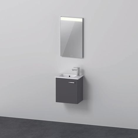 Duravit Xbase, ensemble de meubles muraux, avec miroir LED, (1/2)