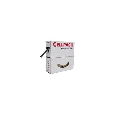 CellPack 127065 Schrumpfschlauch ohne Kleber Schwarz 9.50 mm 4.80 mm Schrumpfrate:2:1 10 m (1/5)